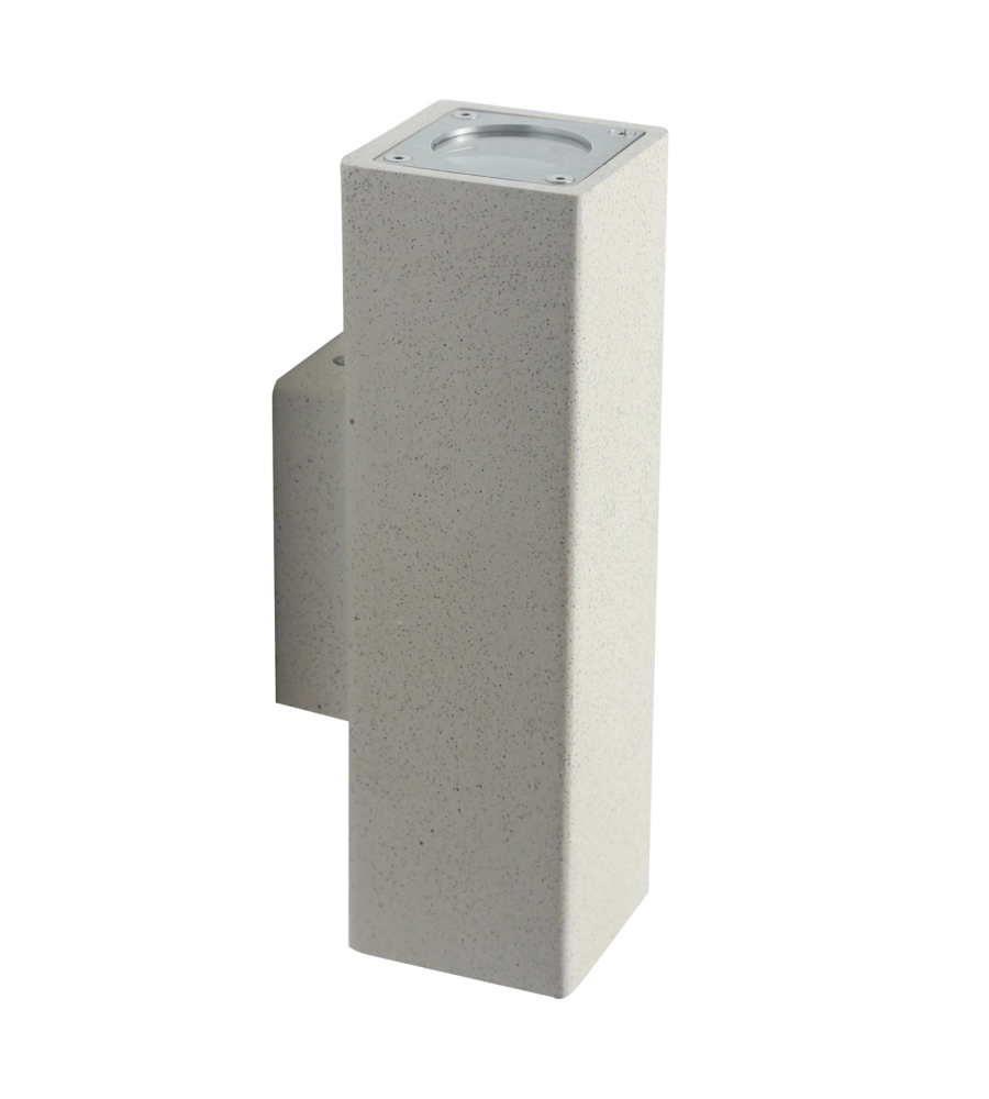 APPLIQUE "OAKLAND" IN CEMENTO BIANCO, 10X25X7,5 CM